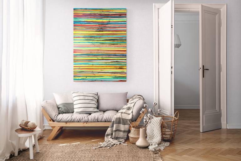 Original Abstract Expressionism Abstract Painting by Carla Sa Fernandes