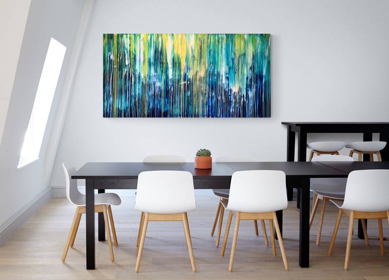 Original Abstract Landscape Painting by Carla Sa Fernandes