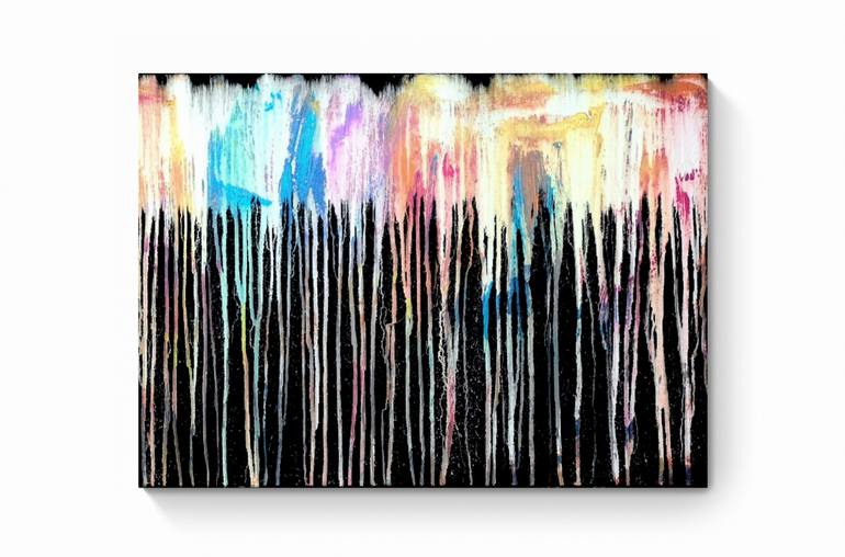 Original Abstract Expressionism Abstract Painting by Carla Sa Fernandes