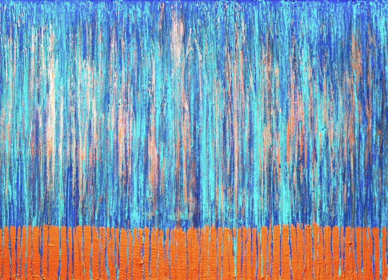 Original Abstract Expressionism Abstract Painting by Carla Sa Fernandes