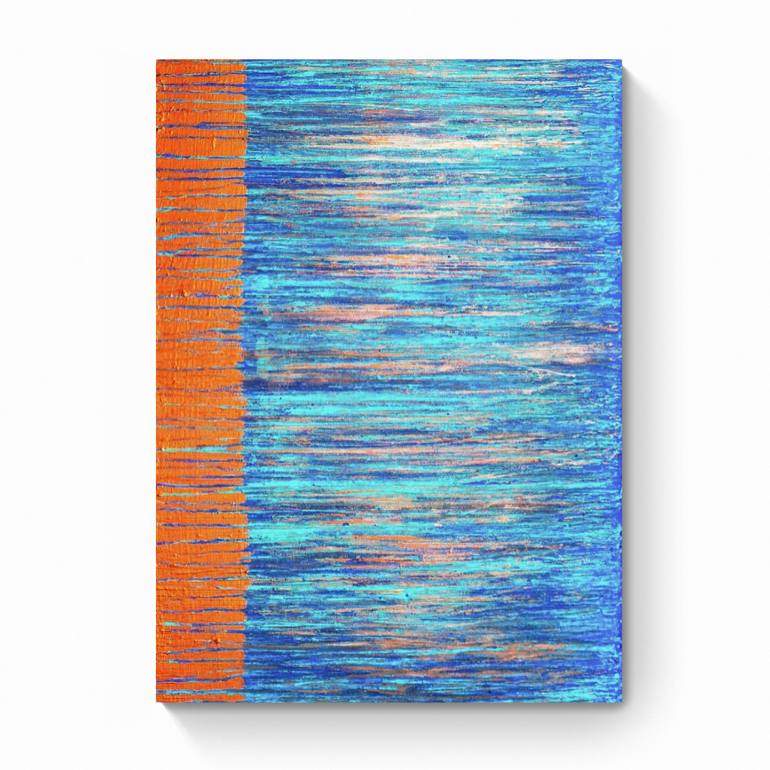 Original Abstract Expressionism Abstract Painting by Carla Sa Fernandes