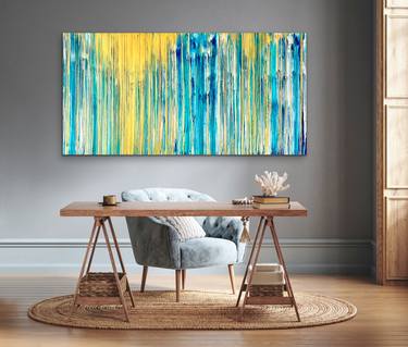 Original Abstract Seascape Paintings by Carla Sa Fernandes