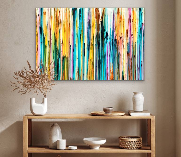 Original Abstract Landscape Painting by Carla Sa Fernandes