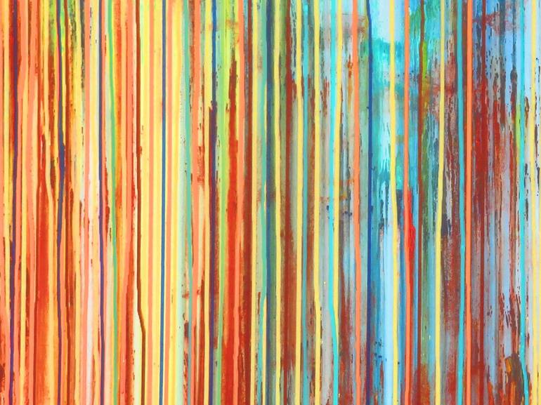 Original Abstract Landscape Painting by Carla Sa Fernandes