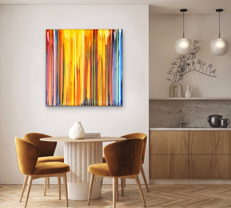 Original Abstract Painting by Carla Sa Fernandes