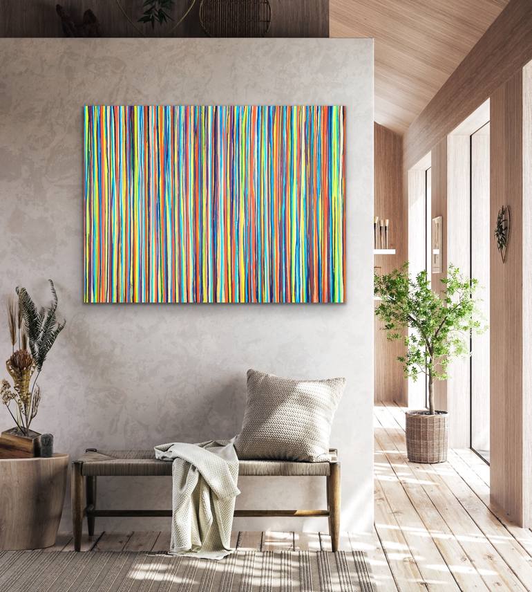 Original Abstract Expressionism Abstract Painting by Carla Sa Fernandes