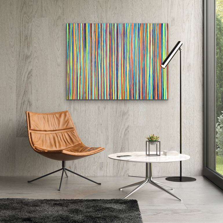 Original Abstract Expressionism Abstract Painting by Carla Sa Fernandes