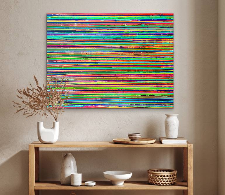 Original Abstract Expressionism Abstract Painting by Carla Sa Fernandes