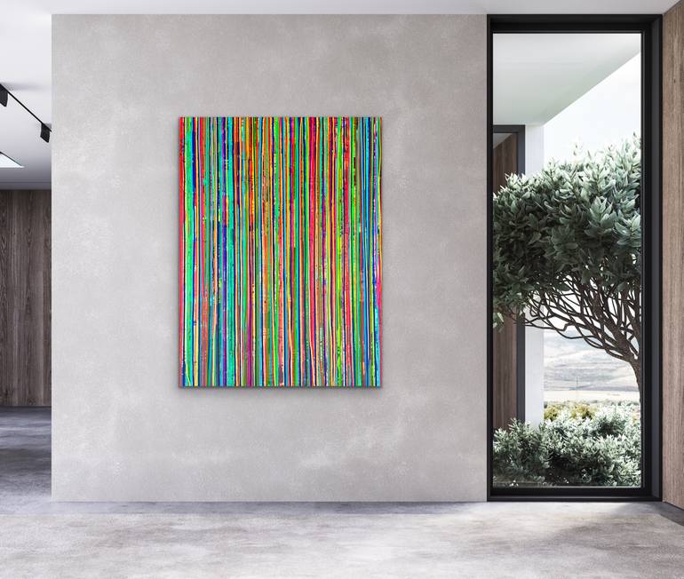 Original Abstract Expressionism Abstract Painting by Carla Sa Fernandes