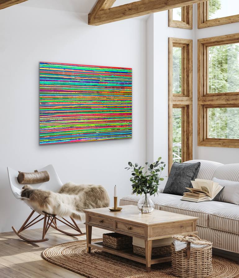 Original Abstract Expressionism Abstract Painting by Carla Sa Fernandes