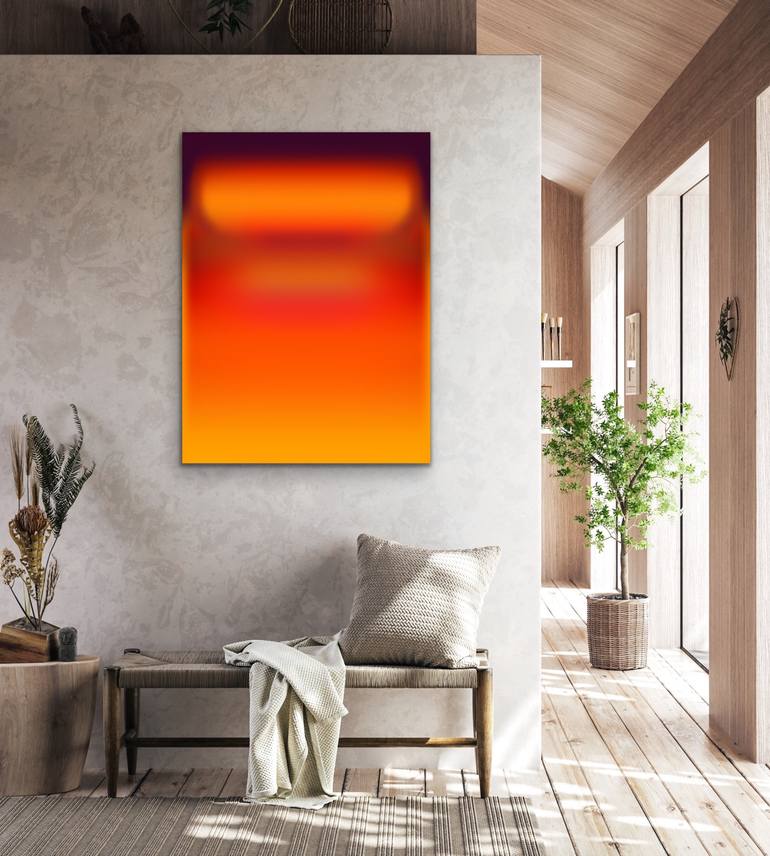 Original Abstract Expressionism Abstract Painting by Carla Sa Fernandes