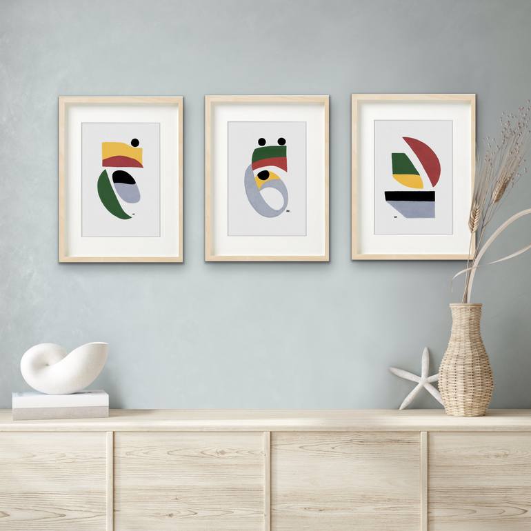 Original Contemporary Abstract Painting by Carla Sa Fernandes