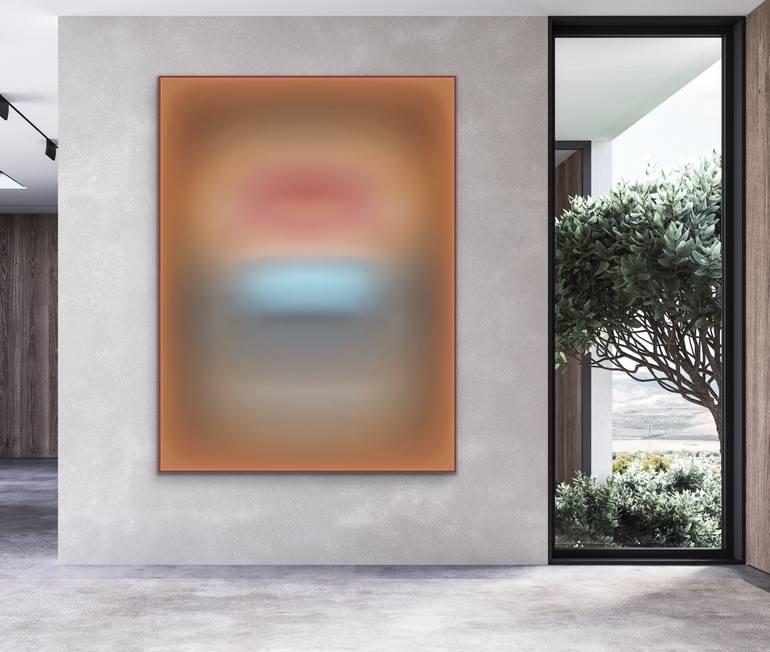 Original Abstract Expressionism Abstract Painting by Carla Sa Fernandes