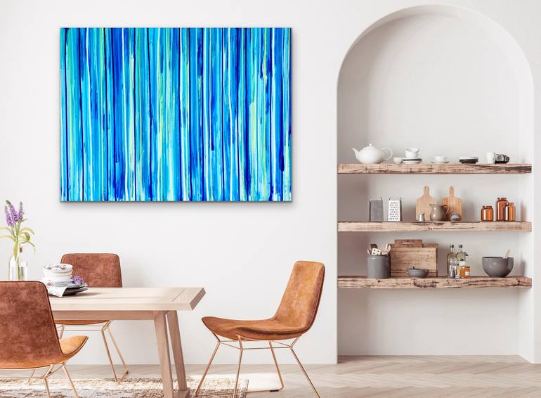 Original Abstract Expressionism Abstract Painting by Carla Sa Fernandes