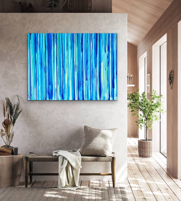 Original Abstract Expressionism Abstract Painting by Carla Sa Fernandes