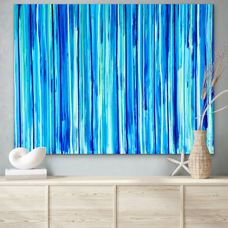 Original Abstract Expressionism Abstract Painting by Carla Sa Fernandes