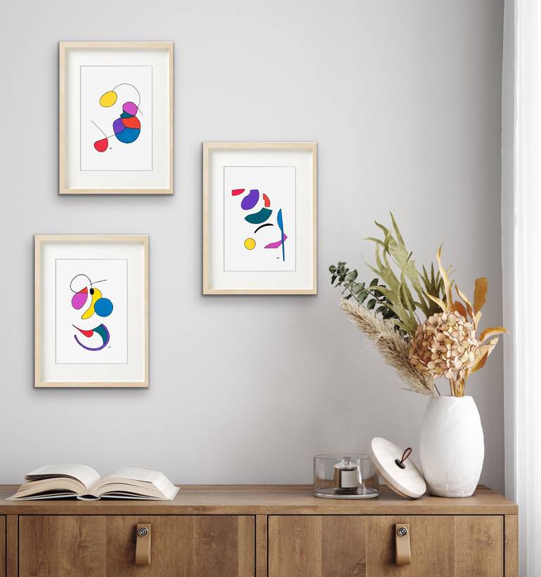 Original Contemporary Abstract Painting by Carla Sa Fernandes