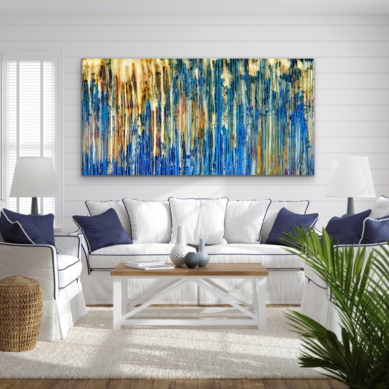 Original Abstract Expressionism Abstract Painting by Carla Sa Fernandes