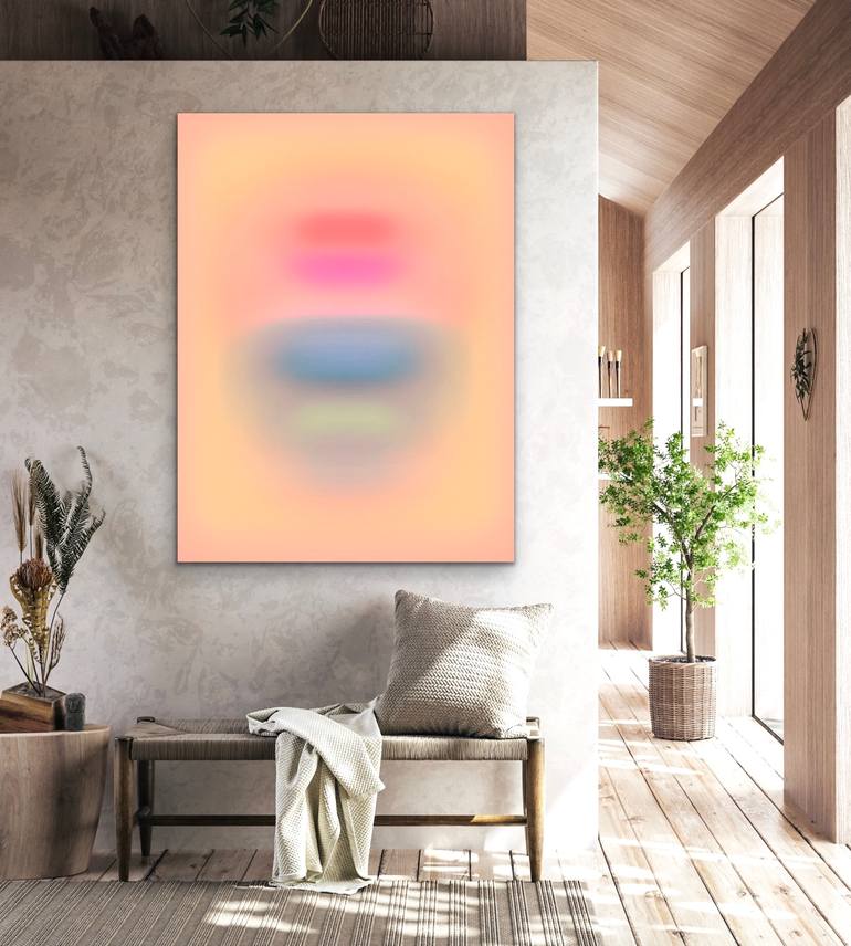 Original Abstract Expressionism Abstract Painting by Carla Sa Fernandes