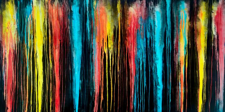 Original Abstract Expressionism Abstract Painting by Carla Sa Fernandes