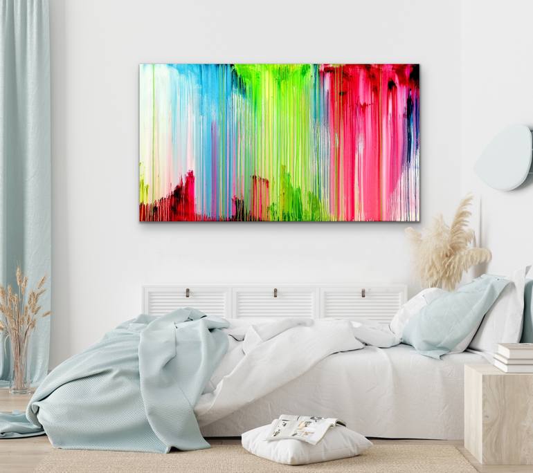 Original Abstract Expressionism Abstract Painting by Carla Sa Fernandes