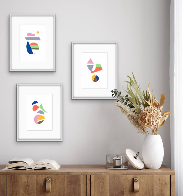 Original Conceptual Abstract Painting by Carla Sa Fernandes