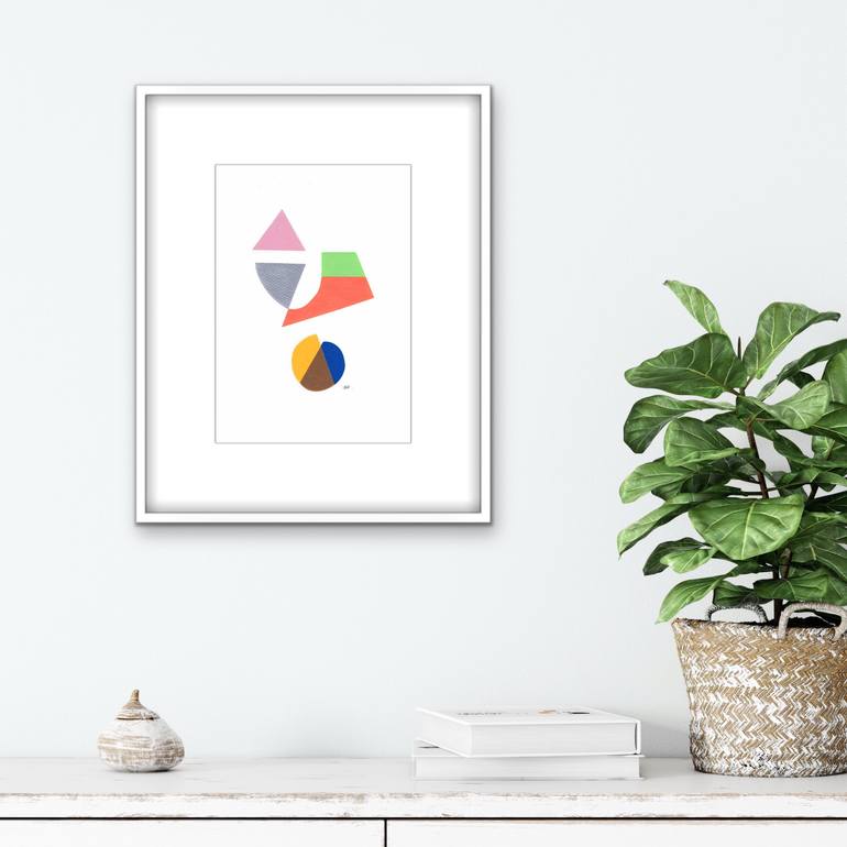 Original Conceptual Abstract Painting by Carla Sa Fernandes