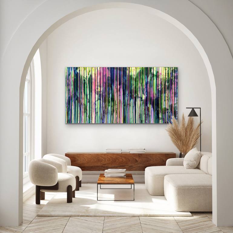 Original Abstract Landscape Painting by Carla Sa Fernandes