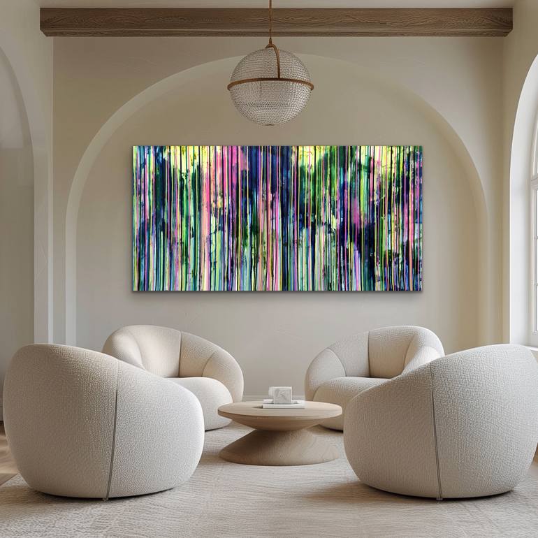 Original Abstract Landscape Painting by Carla Sa Fernandes