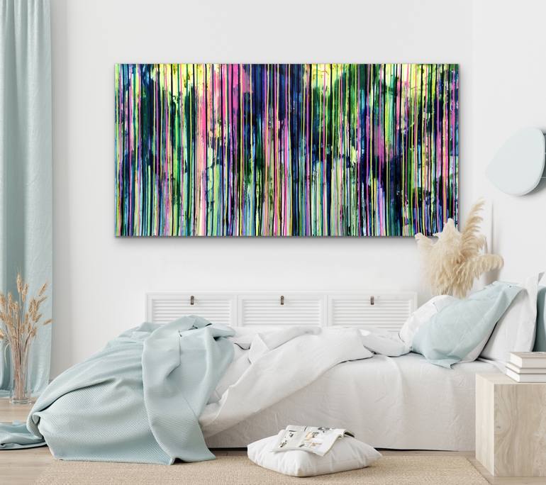 Original Abstract Landscape Painting by Carla Sa Fernandes