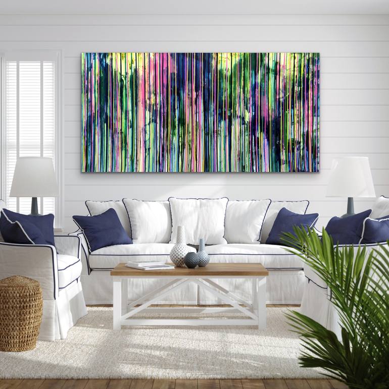 Original Abstract Landscape Painting by Carla Sa Fernandes