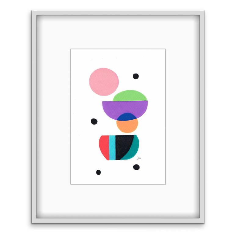 Original Conceptual Abstract Painting by Carla Sa Fernandes