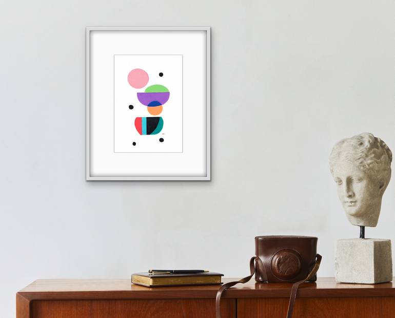Original Conceptual Abstract Painting by Carla Sa Fernandes