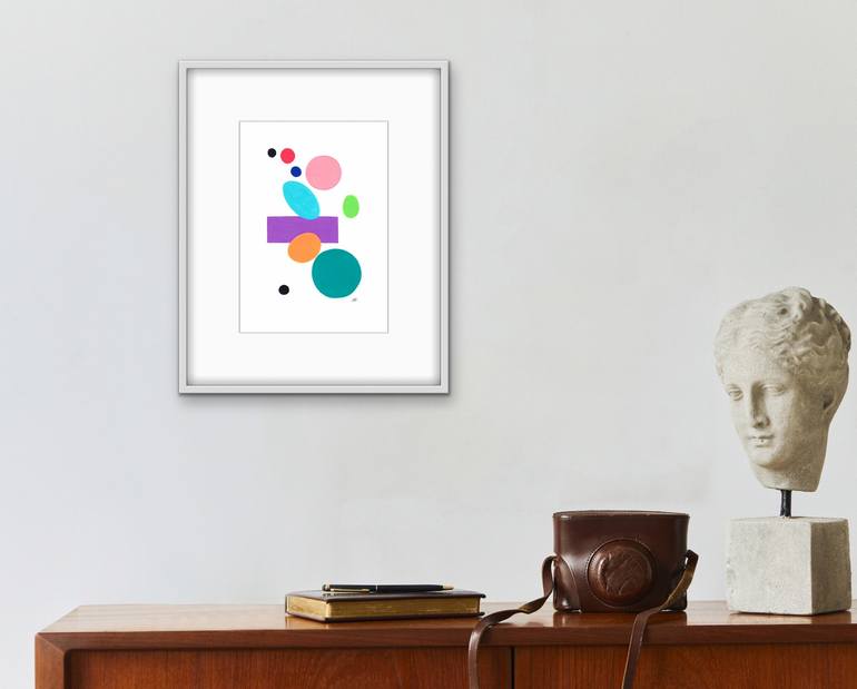 Original Conceptual Abstract Painting by Carla Sa Fernandes