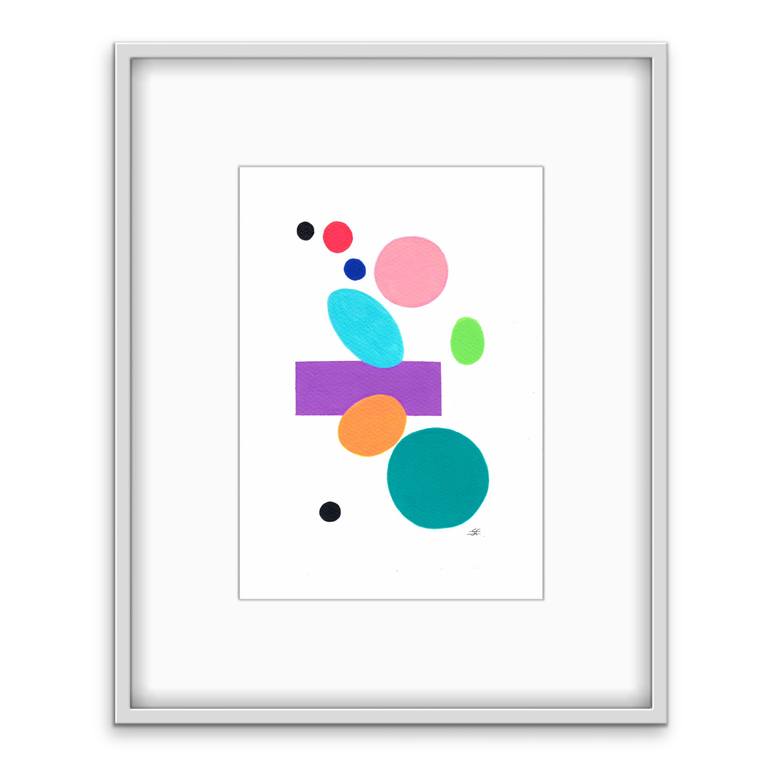 Original Conceptual Abstract Painting by Carla Sa Fernandes