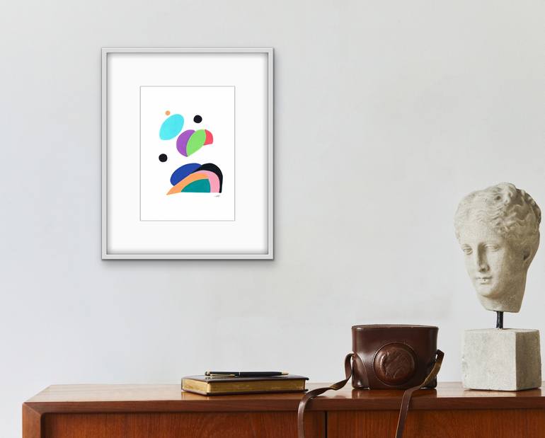 Original Conceptual Abstract Painting by Carla Sa Fernandes