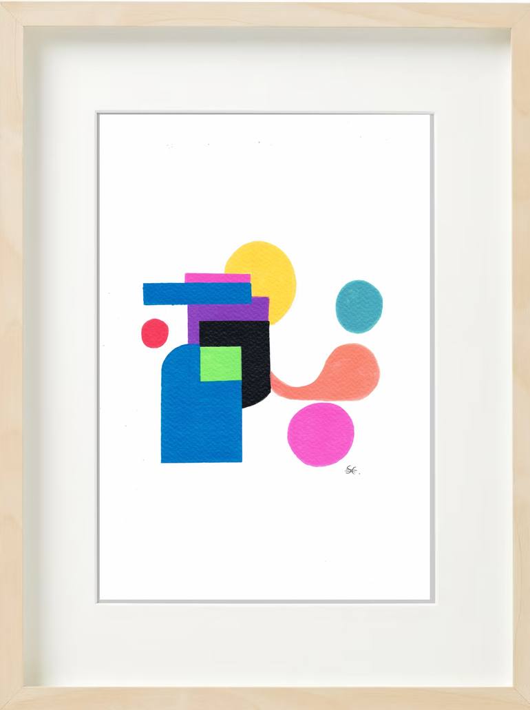 Original Conceptual Abstract Painting by Carla Sa Fernandes