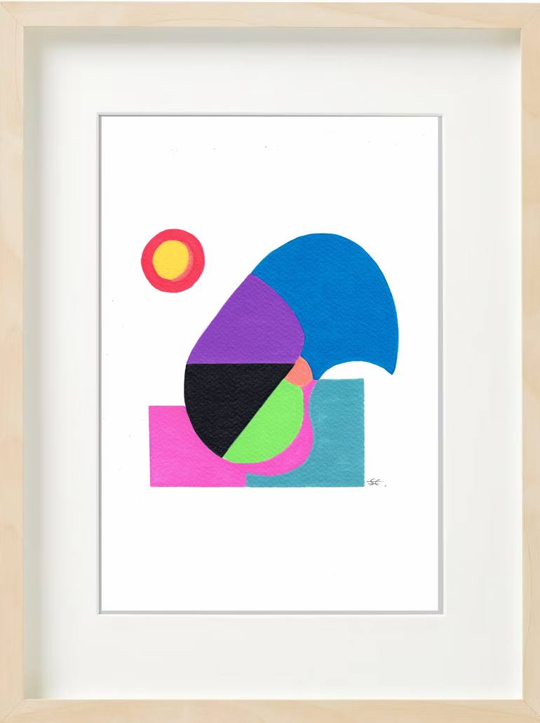 Original Fine Art Abstract Painting by Carla Sa Fernandes