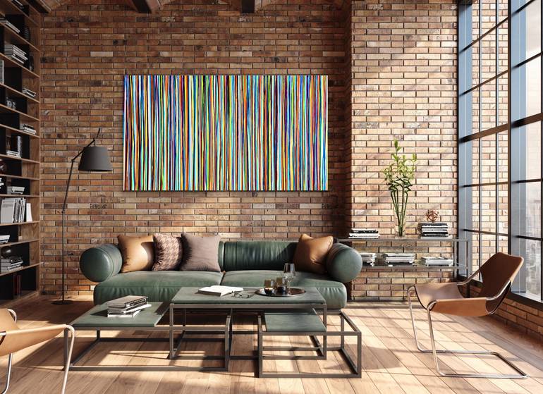 Original Modernism Abstract Painting by Carla Sa Fernandes