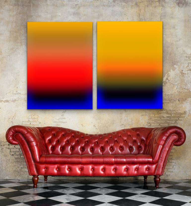 Original Abstract Expressionism Abstract Painting by Carla Sa Fernandes