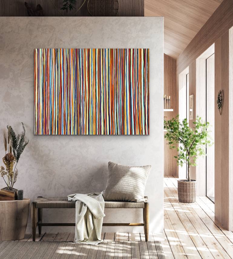 Original Abstract Expressionism Abstract Painting by Carla Sa Fernandes