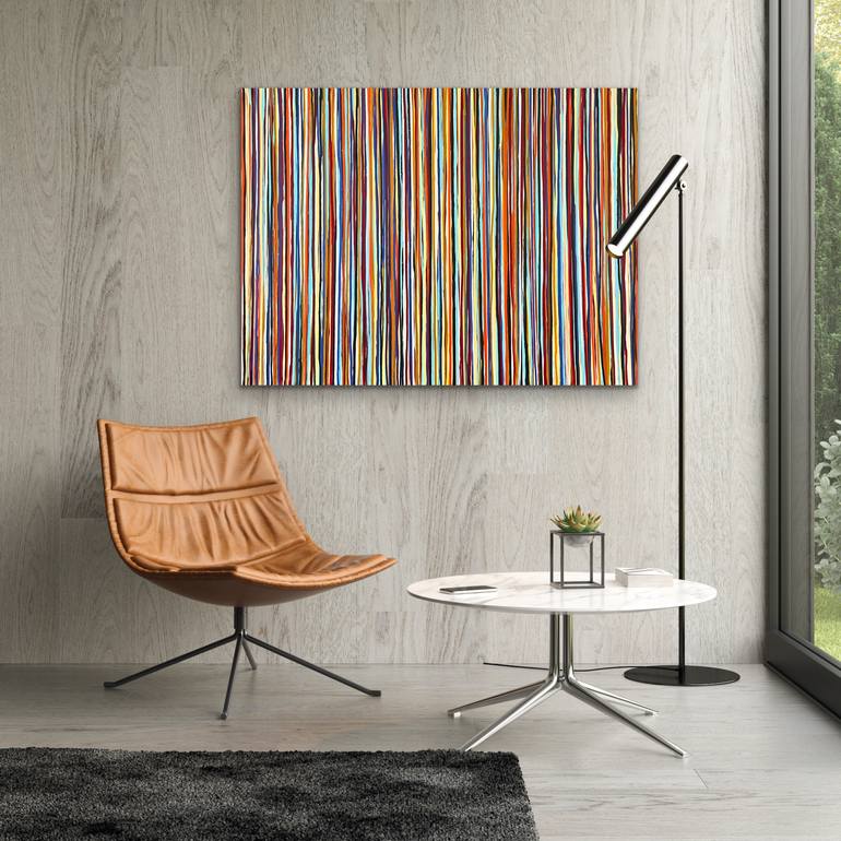 Original Abstract Expressionism Abstract Painting by Carla Sa Fernandes