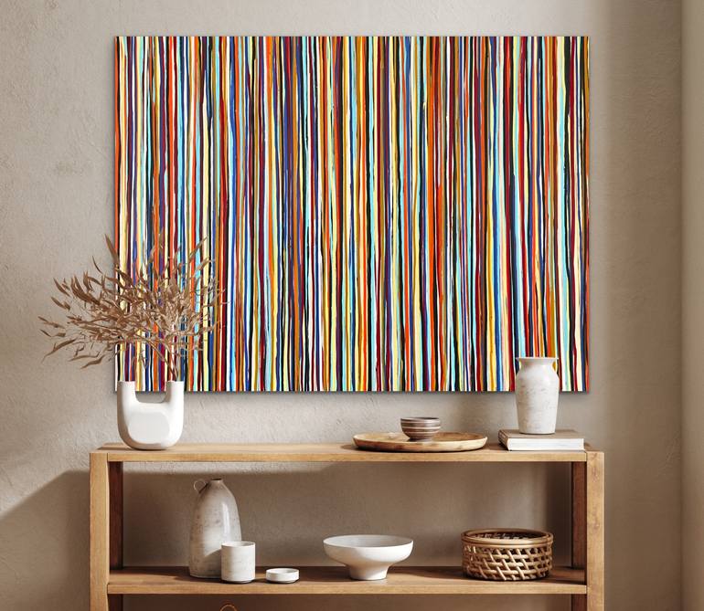 Original Abstract Expressionism Abstract Painting by Carla Sa Fernandes