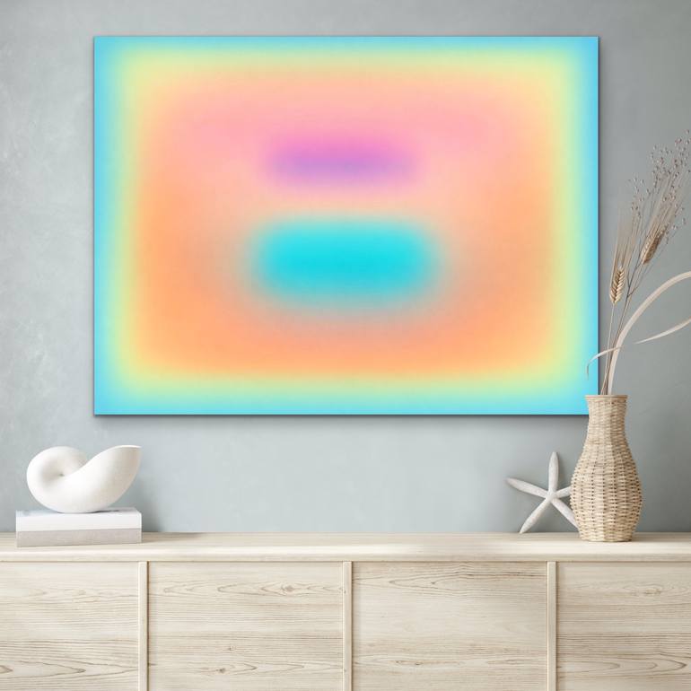 Original Abstract Expressionism Abstract Painting by Carla Sa Fernandes