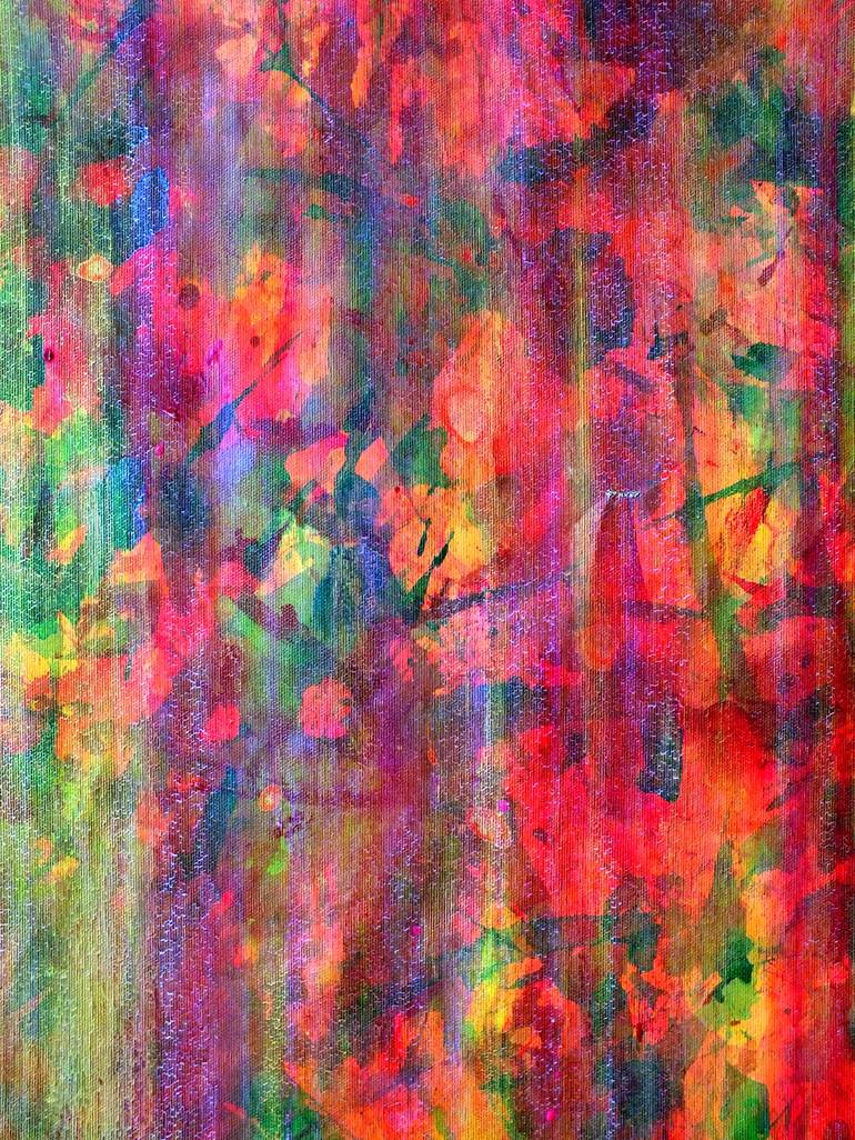 Original Abstract Seasons Painting by Carla Sa Fernandes