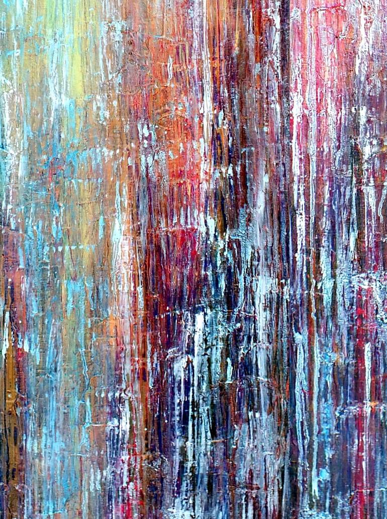 Original Fine Art Abstract Painting by Carla Sa Fernandes