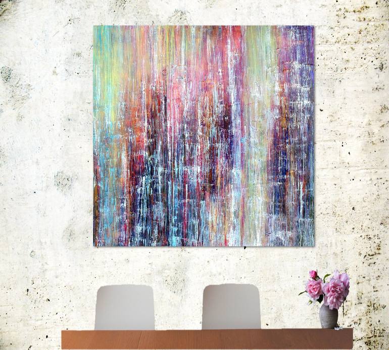 Original Fine Art Abstract Painting by Carla Sa Fernandes