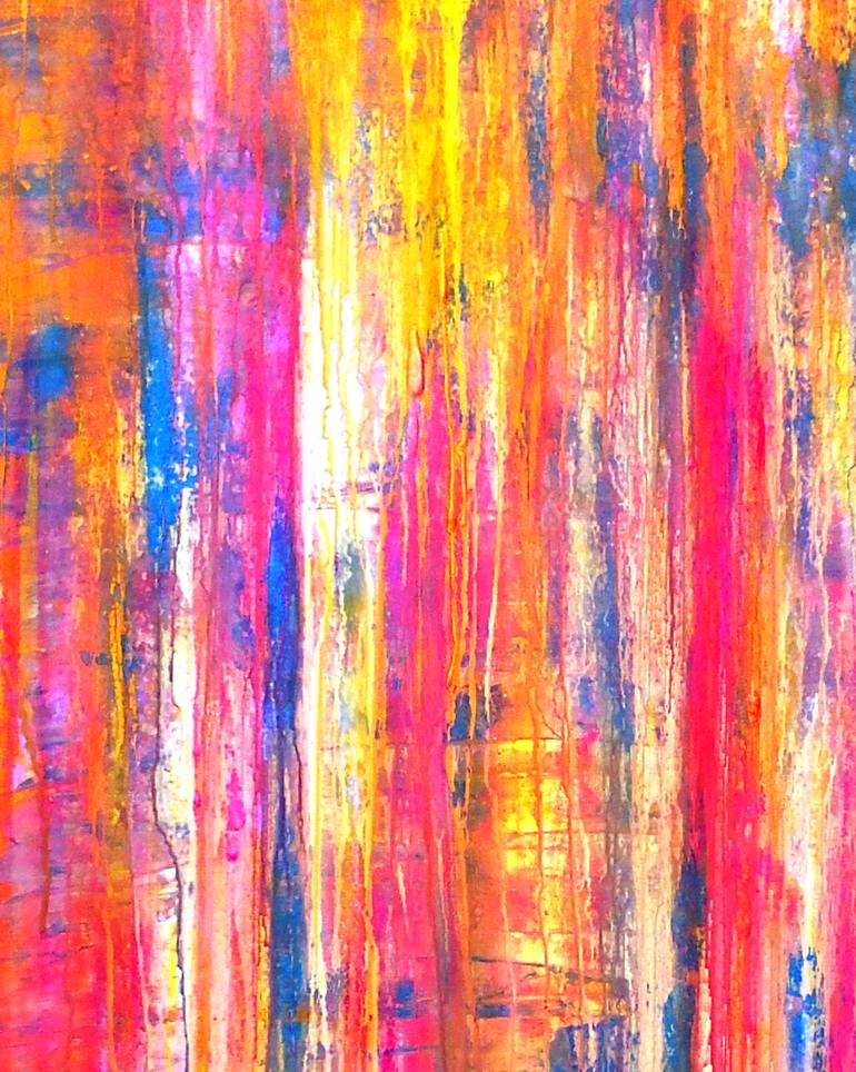 Original Fine Art Abstract Painting by Carla Sa Fernandes