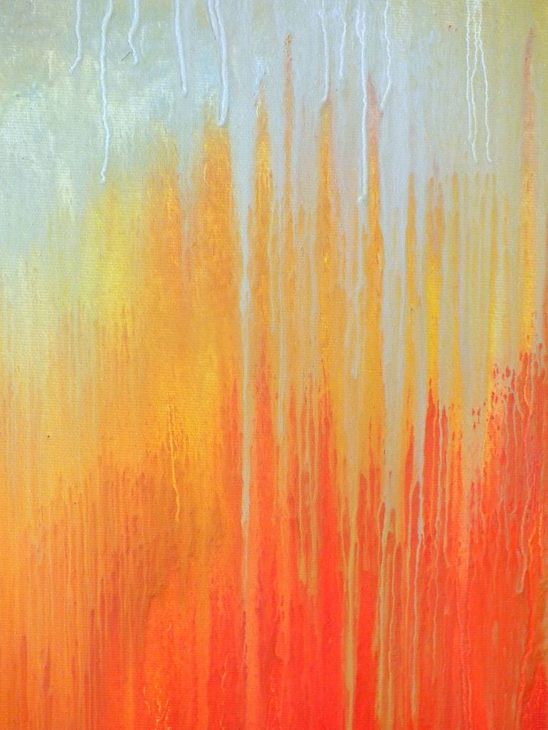 Original Abstract Expressionism Abstract Painting by Carla Sa Fernandes