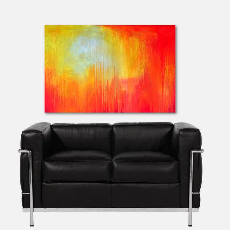 Original Abstract Expressionism Abstract Painting by Carla Sa Fernandes